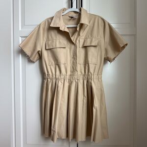 H & M Military Inspired Dress. Size L.